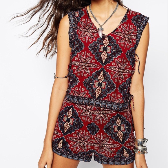 Free People Dalia Dream Set in Paisley Print - Picture 1 of 10